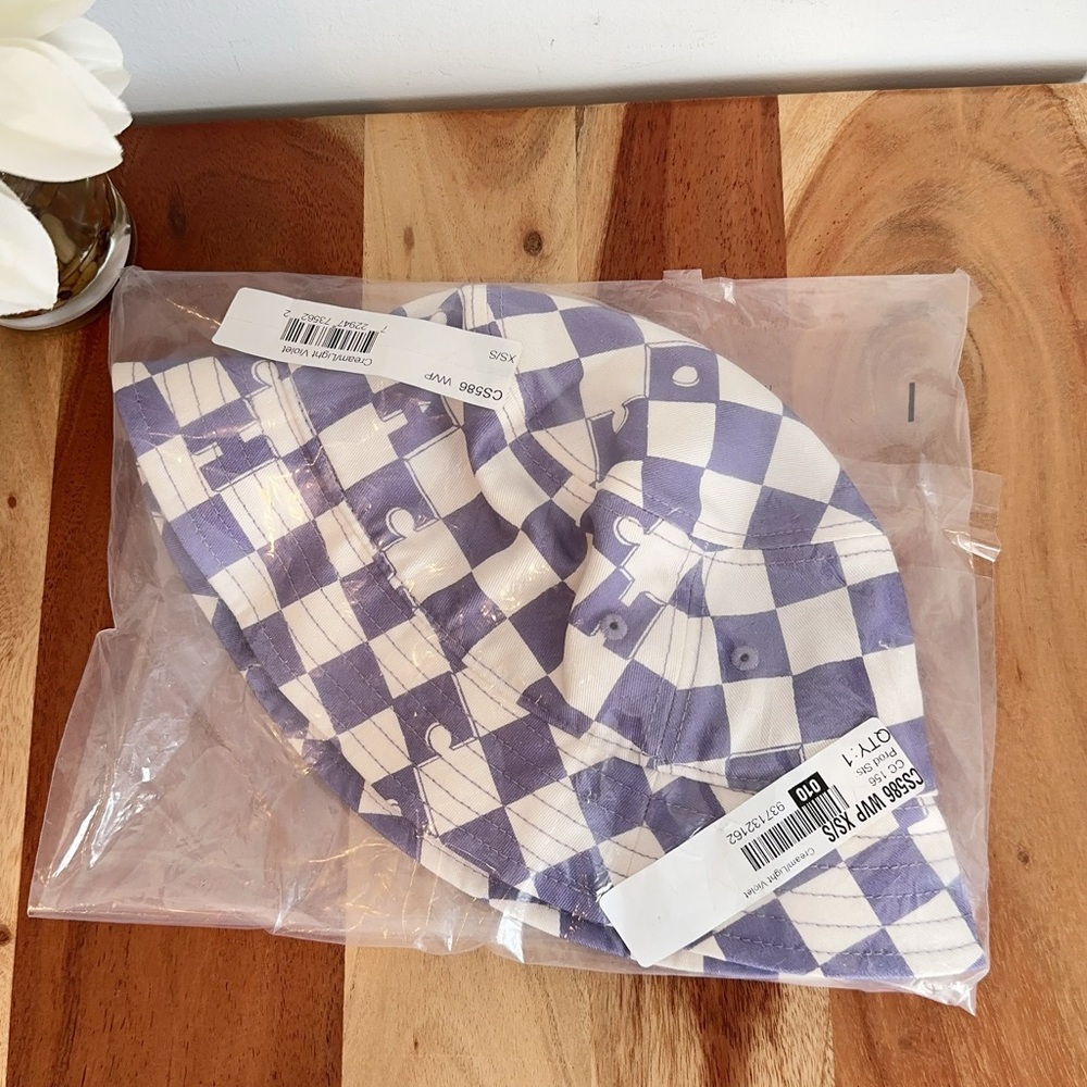 NWT Coach Checkerboard Print Bucket Hat size XS/S - Picture 7 of 10